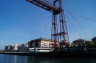 Photo ID: 021062, Going under the transporter bridge (108Kb)