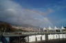 Photo ID: 022085, Rainbow over the harbour (79Kb)