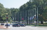 Photo ID: 024172, State flags at half mast (201Kb)