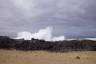 Photo ID: 038547, Waves crashing into the sea defences (109Kb)