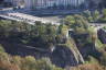 Photo ID: 042490, Looking down on the Jardin des Dauphins (200Kb)