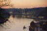 Photo ID: 044583, Looking down the Douro at dusk (140Kb)