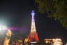 Photo ID: 045355, Eiffel Tower lit up in the Tricolour (120Kb)