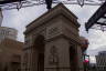 Photo ID: 045419, Arc de Triomphe with the posters (145Kb)