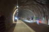 Photo ID: 049486, Cyclist speeding past inside the tunnel (123Kb)