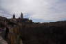 Photo ID: 051297, Looking back along the walls to the Cathedral (102Kb)