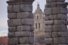 Photo ID: 051395, Cathedral tower through the aqueduct (118Kb)