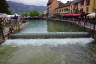 Photo ID: 052296, The weir at the start of Le Thiou (183Kb)