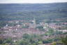Photo ID: 053950, St Martin's Church from half way up Box Hill (171Kb)