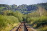 Photo ID: 054755, Looking up the Conwy Valley Line (195Kb)