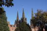 Photo ID: 055595, Spires of the cathedral from the Garden of Remembrance (175Kb)
