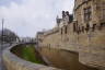 Photo ID: 056577, Looking along the moat (147Kb)