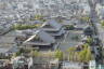 Photo ID: 057252, Looking down on Higashi Hongan-ji Temple (199Kb)