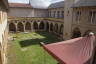 Photo ID: 057912, Looking down on the former church cloister (157Kb)