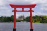 Photo ID: 057932, Cathedral through the Torii gate (139Kb)