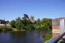 Photo ID: 059573, Looking across the Wye to the Cathedral (140Kb)