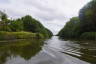 Photo ID: 059891, Looking down the canal back into the Netherlands (141Kb)