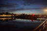 Photo ID: 059938, Looking across the Maas at night (107Kb)