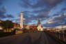Photo ID: 060149, Church and lighthouse at sunset (130Kb)