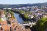 Photo ID: 060644, Looking down on the Neckar (210Kb)
