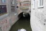 Photo ID: 066284, The Binnendieze passing under the Sint-Catharinakerk (141Kb)
