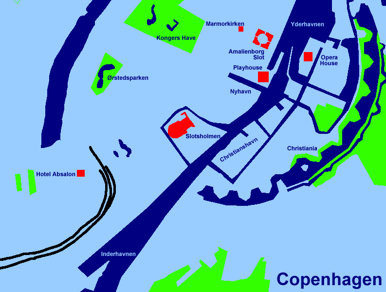 Copenhagen - Christianshavn (20Kb)