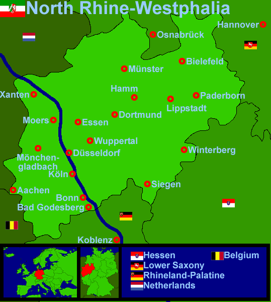 Germany - North Rhine-Westphalia (33Kb)