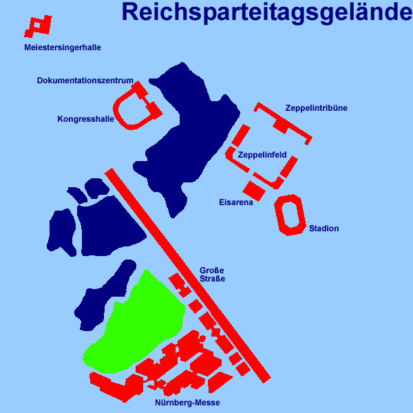 Nrnberg - Reichsparteitagsgelnde (13Kb)