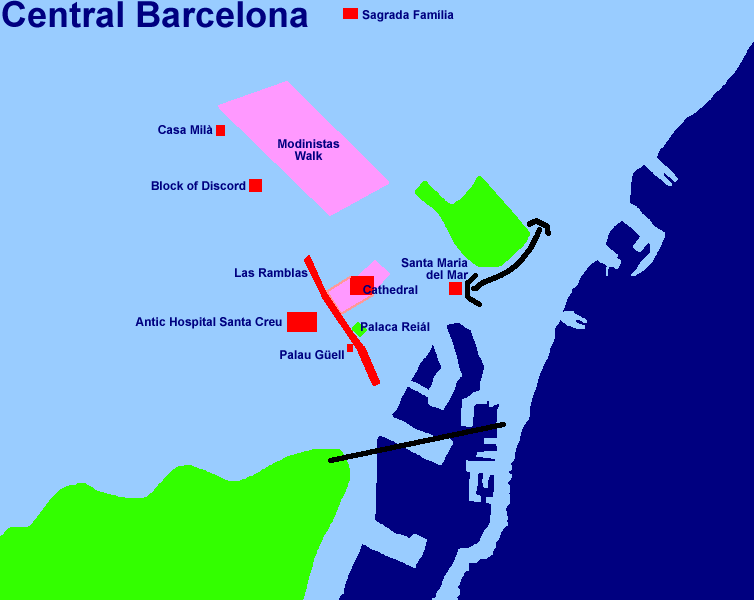 Central Barcelona (13Kb)