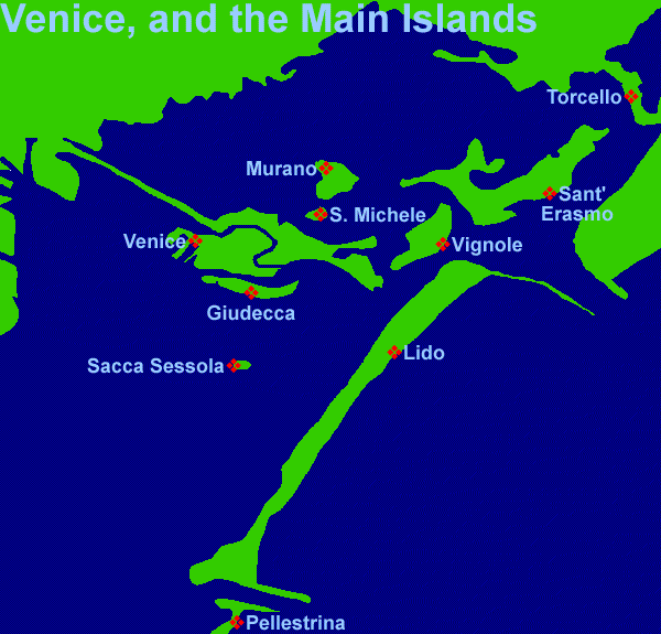 Venice, and the Main Islands (19Kb)