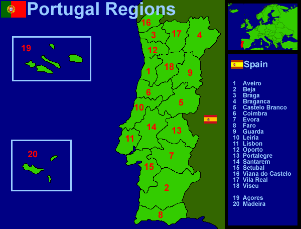 Portugal Regions (26Kb)