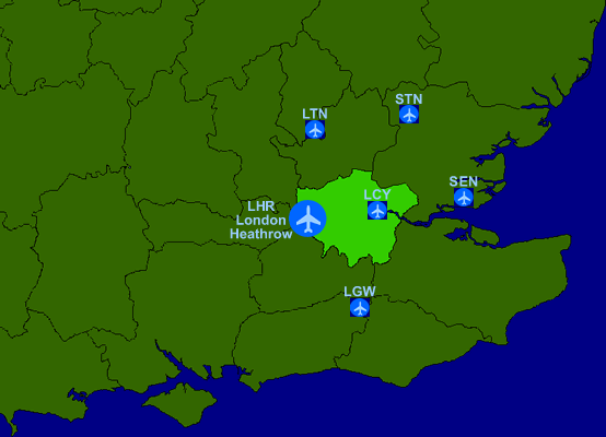 London Heathrow Airport (14Kb)