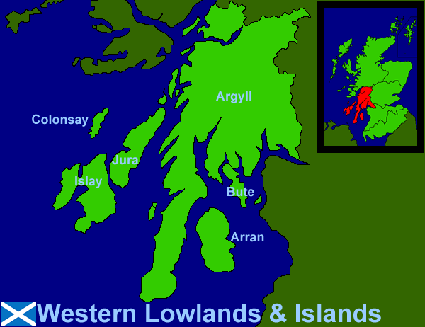 Western Lowlands & Islands, Scotland (23Kb)