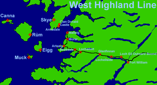 West Highland Line (Fort William to Mallaig) (15Kb)