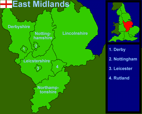 East Midlands, England (19Kb)