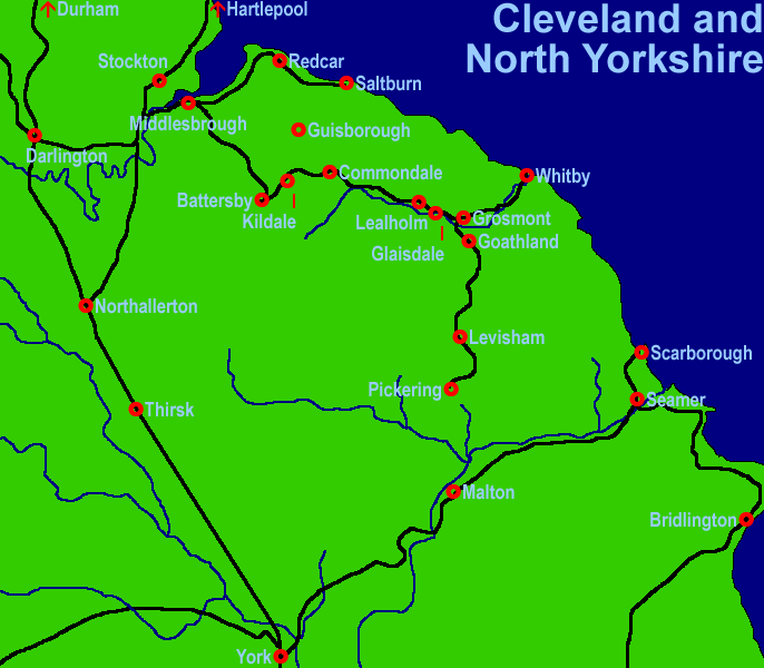 Cleveland and North Yorkshire (27Kb)