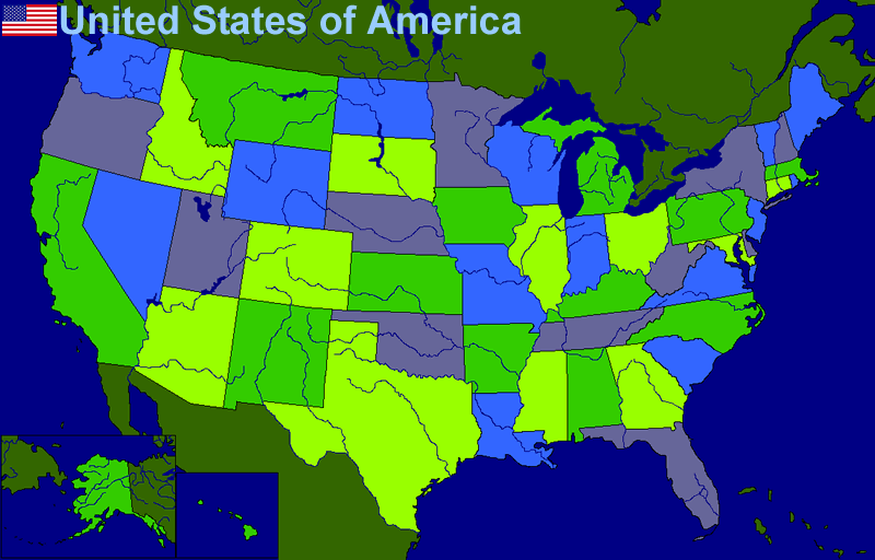 States of the US (70Kb)