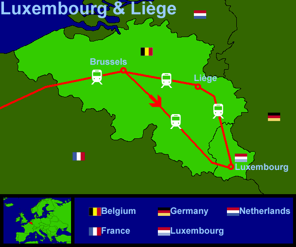 Luxembourg & Liege (22Kb)