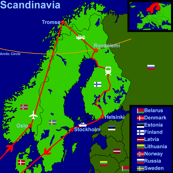 Scandinavia Tour (37Kb)
