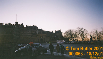 Photo ID: 000063, Edinburgh castle at sunset, Edinburgh, Scotland