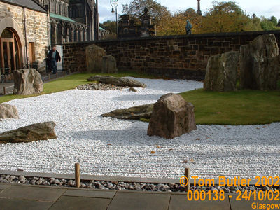 Photo ID: 000138, The peace garden near St Mungo's Cathedral, Glasgow, Scotland