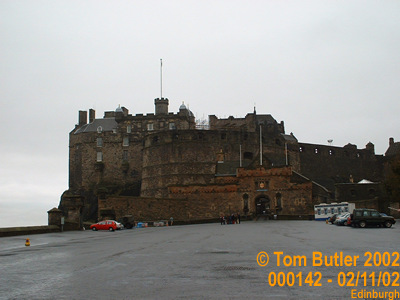 Photo ID: 000142, Edinburgh castle shortly after a grey dawn, Edinburgh, Scotland