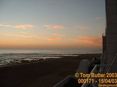 Photo ID: 000171, The beach from my sister and brother-in-laws flat, Swakopmund, Namibia