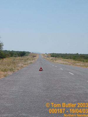 Photo ID: 000187, Broken down on the Outjo road, Somewhere in Northern Namibia, Namibia