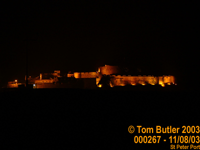 Photo ID: 000267, Castle Cornet at night, St Peter Port, Guernsey