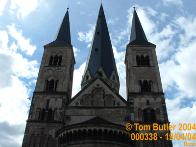 Photo ID: 000338, Towers of the Mnster Basilika, Bonn, Germany
