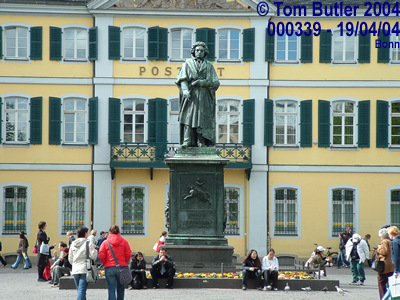 Photo ID: 000339, Beethoven's Statue in the Mnsterplatz, Bonn, Germany
