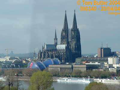 Photo ID: 000340, Cologne Cathedral from the Rhine Cable Car, Cologne, Germany