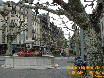 Photo ID: 000346, One of the many squares, Geneva, Switzerland