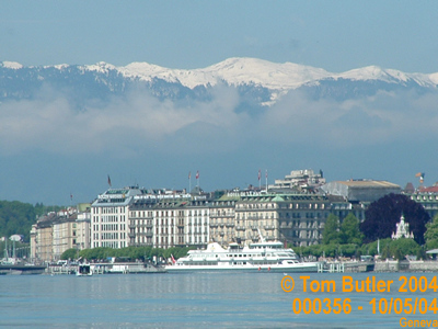 Photo ID: 000356, The Jura mountains rising above Geneva, Geneva, Switzerland